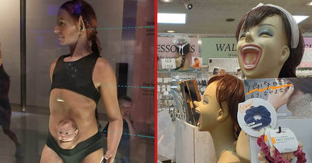 WTF : 45 mannequins terrifiants aperçus dans des magasins