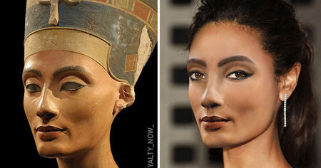 Jules César, Néfertiti, Louis XV, à quoi ressembleraient ces personnages historiques aujourd'hui ? (25 personnages)