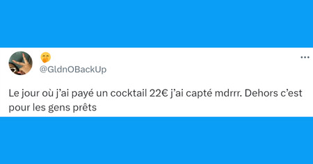 Top 20 des tweets les plus drôles sur les cocktails, un peu d'alcool et beaucoup de jus