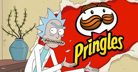 Rick et Morty assurent la promo des Pringles dans une pub du Super Bowl !