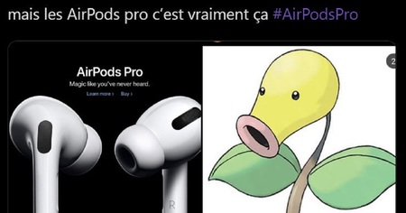 AirPods Pro : les nouveaux écouteurs d'Apple font rire les internautes