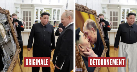 Photoshop Battle : Vladimir Poutine et Kim Jong-Un déchaînent les internautes