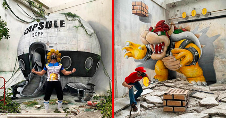 Ce street-artiste sublime les rues de ses magnifiques graffitis en 3D (50 photos)