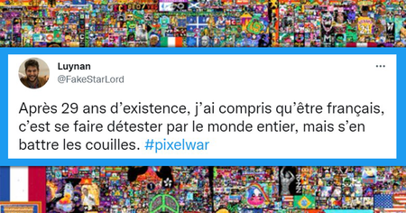 #PixelWar : la guerre fait rage sur Reddit mais aussi sur Twitter (25 tweets)