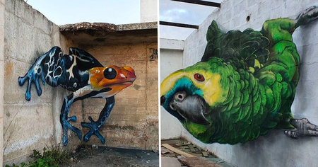 28 graffitis 3D incroyables qui vont vous retourner le cerveau