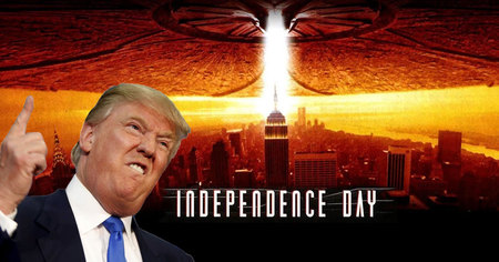 Quand Donald Trump se prend pour le Président des États-Unis d'Independence Day (vidéo)