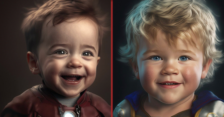 Marvel: cette IA imagine à quoi ressembleraient Iron Man, Hulk, Thor et les personnages du MCU en bébés