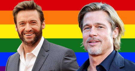 Hugh Jackman gay ? Sa femme le verrait bien en couple avec Brad Pitt