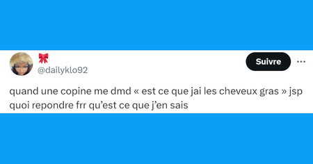 Top 20 des tweets les plus drôles sur les cheveux, les chauves en PLS