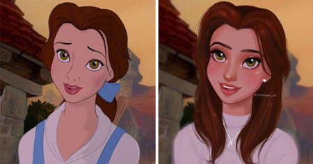 Cette artiste française modernise nos personnages Disney favoris