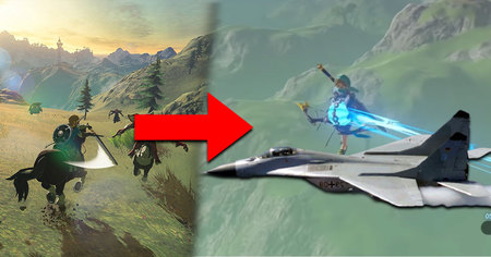 Breath of the Wild : ce glitch transforme Link en un véritable avion de chasse