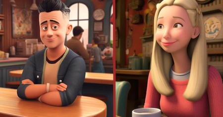 Friends : cette IA imagine Ross, Joey et les autres en personnages Pixar