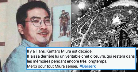 Berserk : les fans rendent hommage à Kentaro Miura un an après sa mort (30 tweets)