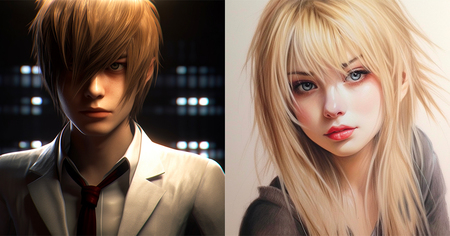 Death Note : une IA transforme 11 personnages en version réaliste