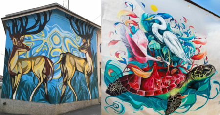 Street art : cette artiste crée des peintures murales fascinantes