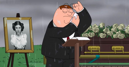 L'hommage émouvant à Carrie Fisher dans le dernier épisode de Family Guy