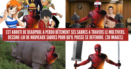 Deadpool : on a demandé de dessiner des sabres pour Deadpool et ça a dérapé (30 images)