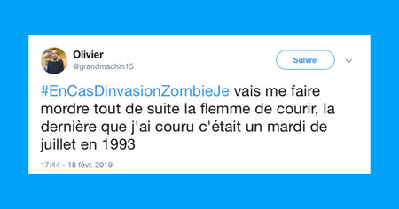 #EnCasDinvasionZombieJe : quand les twittos partagent leurs réactions face à une invasion de zombies