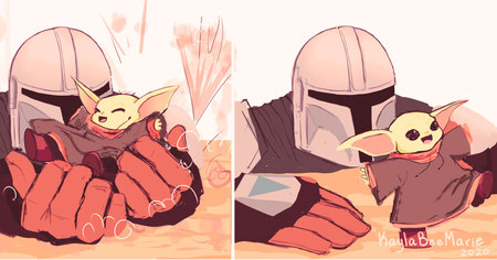 The Mandalorian : c'est mignon, mais pas toujours facile quand il faut s'occuper de Baby Yoda (BD)