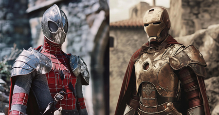 Hulk, Spiderman, Iron Man : ces personnages cultes en chevalier