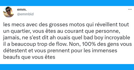 Top 20 des tweets les plus drôles sur les motos, les dangers de la route