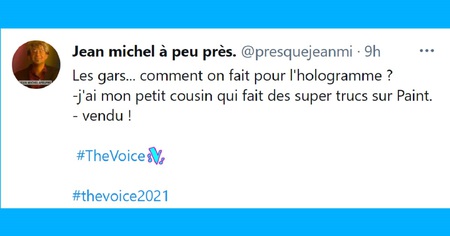 The Voice est la risée de Twitter avec cet hologramme 3D complètement raté de Kendji Girac