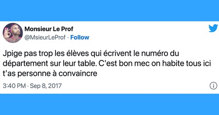 Monsieur Le Prof démissionne : voici ses 25 tweets qui nous ont le plus fait rire