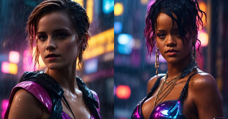 Rihanna, Scarlett Johansson : cette IA imagine ces stars dans Cyberpunk 2077