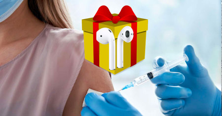 Vaccination : ils reçoivent des Airpods contre une dose de vaccin