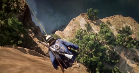 Red Dead Redemption II : vomir, la solution inédite pour ne plus prendre de dégâts de chute