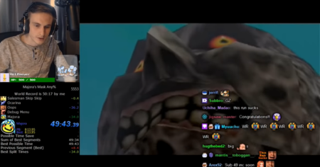 Un speedrunner passe sous la barre des 50 minutes dans The Legend of Zelda: Majora's Mask