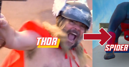 Avengers : après Thor, Jack Black prête son corps au reste des Avengers dans une vidéo hilarante