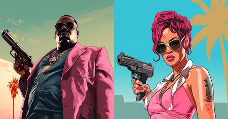 Rihanna, Beyonce : une IA imagine ces stars dans GTA Vice City