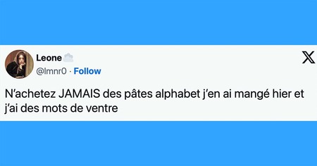 Top 20 des tweets les plus drôles sur les pâtes, le summum de la gastronomie