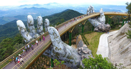 Ce nouveau pont vietnamien semble sortir tout droit d'un film fantastique