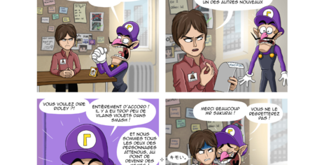 Super Smash Bros Ultimate : Waluigi, prêt à tout pour rejoindre le roster (BD)