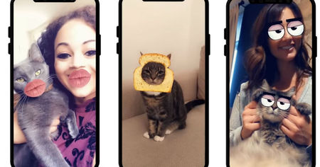 Snapchat propose des filtres pour chats et ça amuse les utilisateurs !