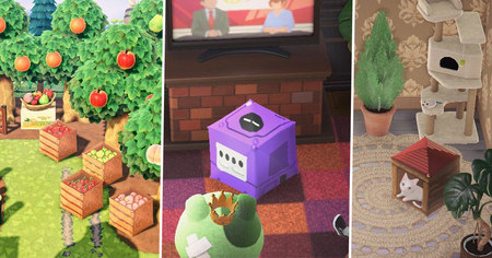 Animal Crossing New Horizons : des joueurs se servent des nouveaux motifs pour parapluies pour créer des illusions démentielles