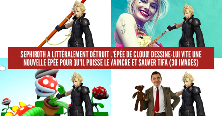 Final Fantasy 7 : on a demandé de dessiner une épée pour Cloud et ça a dérapé (30 images)