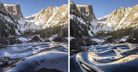 Ce photographe immortalise des vagues gelées du lac Colorado