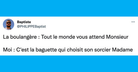 Top 20 des tweets les plus drôles sur la baguette, vive la France