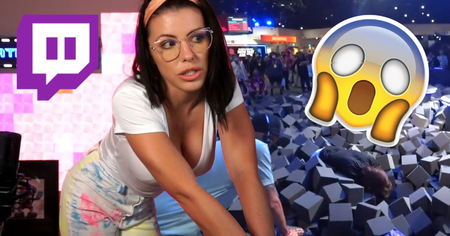 Twitch : cette streameuse et actrice porno se brise le dos en plein live, la vidéo qui fait mal au coccyx