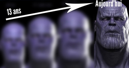 Avengers Endgame : des concepts arts de Thanos jeune et de bébé Thanos