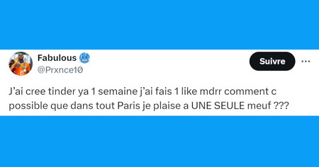 Top 20 des tweets les plus drôles sur Tinder, pour se faire 