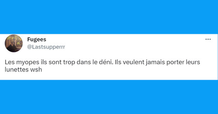 Top 20 des tweets les plus drôles sur les myopes, bande de bigleux