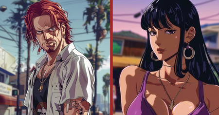 One Piece : 13 personnages imaginés dans l'univers de GTA