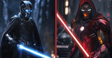 Marvel : 13 Avengers imaginés en Jedi et Sith de Star Wars