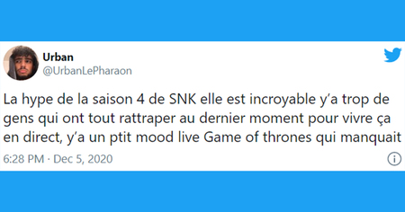 L'Attaque des Titans saison 4 : top 30 des tweets sur la sortie de la dernière saison  (sans spoil)