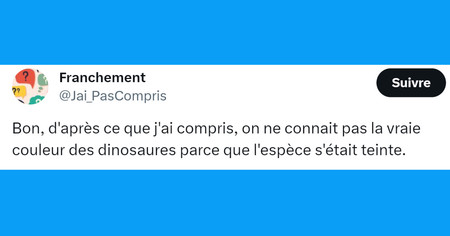 Top 20 des tweets les plus drôles sur les dinosaures, pour les fans de Jurassic Park