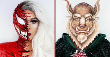 Cette maquilleuse impressionne par ses incroyables transformations en personnages cultes (45 images)